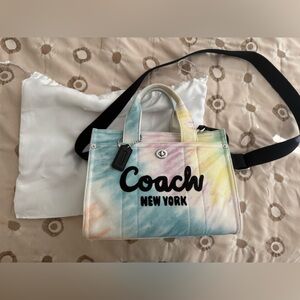 Coach Multicolor Tie-Dye Tote